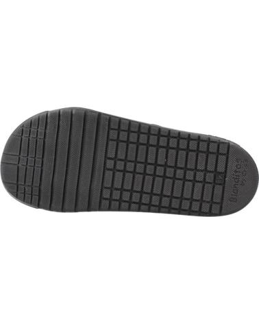 ZAPATILLAS BLANDITOS RIOBD NEGRAS CON CIERRE ADHERENTE PARA NIÑO NEGRO
