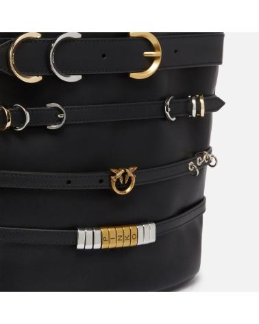 Accueil-PINKO-BOLSOS-MUJER-MODELO-BELTS-BUCKET-VITE-COLOR-NEGRO-Z99A