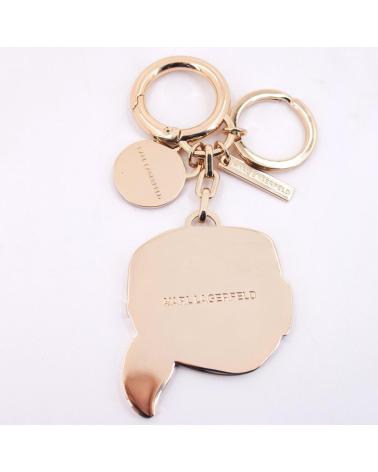 PORTACHIAVI KARL LAGERFELD IKON CHARM KEYCHAIN DORATO LGTGLD