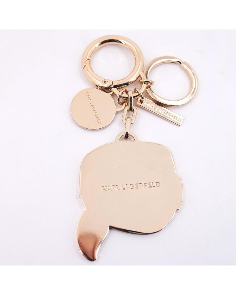 PORTACHIAVI KARL LAGERFELD IKON CHARM KEYCHAIN DORATO LGTGLD