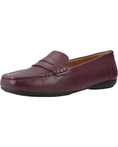 MOCASSINS EN CUIR GEOX D ANNYTAH MOC MARRON C7011 C7011