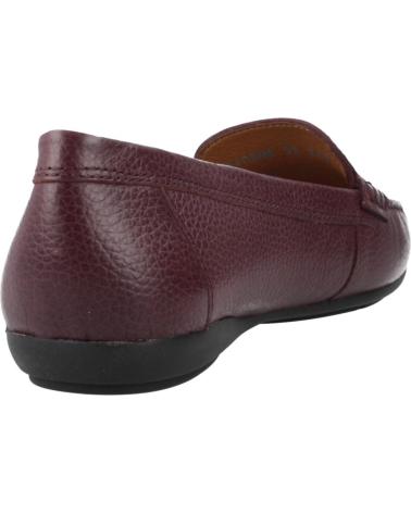 MOCASSINS EN CUIR GEOX D ANNYTAH MOC MARRON C7011 C7011