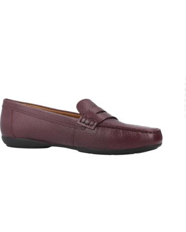 MOCASSINS EN CUIR GEOX D ANNYTAH MOC MARRON C7011 C7011