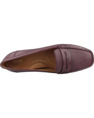 MOCASSINS EN CUIR GEOX D ANNYTAH MOC MARRON C7011 C7011
