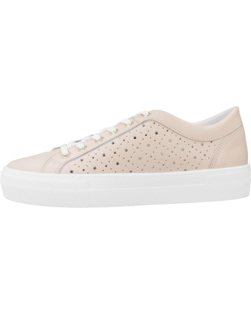 BASKETS GEOX D CLAUDIN C8156 ROSES AVEC DESIGN PERFORÉ C8156