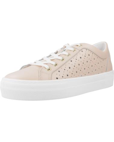 BASKETS GEOX D CLAUDIN C8156 ROSES AVEC DESIGN PERFORÉ C8156