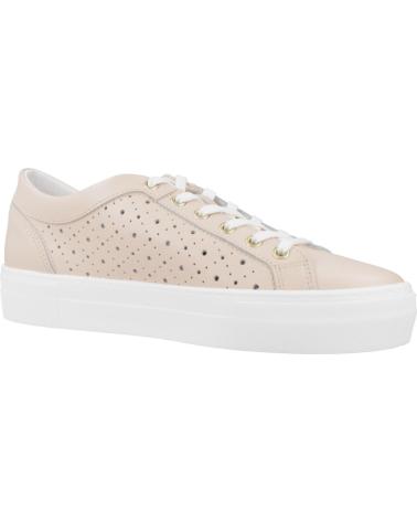 BASKETS GEOX D CLAUDIN C8156 ROSES AVEC DESIGN PERFORÉ C8156