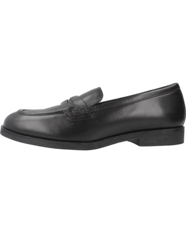 MOCASSINS GEOX D CLORIDIE EN CUIR NOIR C9999 C9999