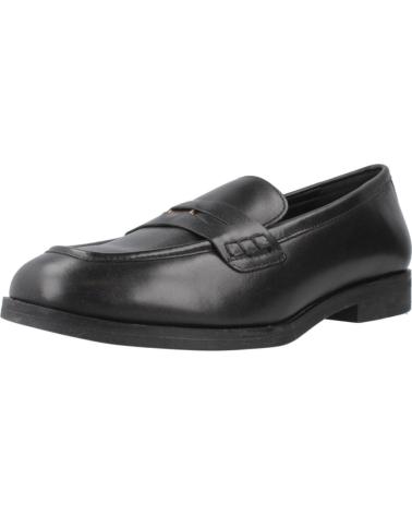 MOCASSINS GEOX D CLORIDIE EN CUIR NOIR C9999 C9999