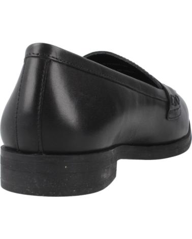 MOCASSINS GEOX D CLORIDIE EN CUIR NOIR C9999 C9999