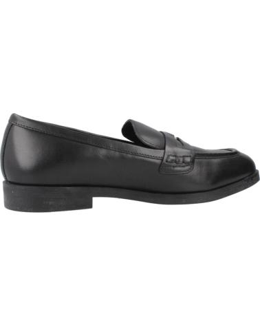MOCASSINS GEOX D CLORIDIE EN CUIR NOIR C9999 C9999