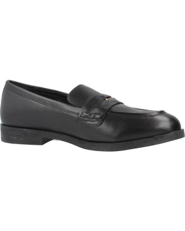 MOCASSINS GEOX D CLORIDIE EN CUIR NOIR C9999 C9999