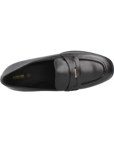 MOCASSINS GEOX D CLORIDIE EN CUIR NOIR C9999 C9999