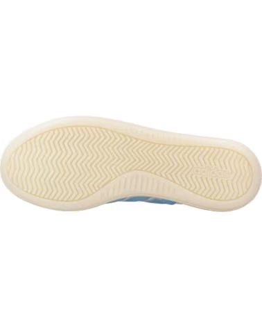 ZAPATILLAS ADIDAS BARREDA DECODE PARA HOMBRE, BLANCAS CON RAYAS AZULES Y DETALLES NARANJA BLANCO