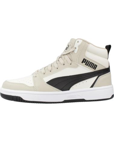 SCARPE DA GINNASTICA PUMA REBOUND V6 MID JR BEIGE PER BAMBINO BEIGE