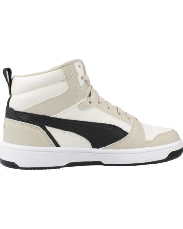SCARPE DA GINNASTICA PUMA REBOUND V6 MID JR BEIGE PER BAMBINO BEIGE