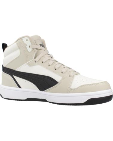SCARPE DA GINNASTICA PUMA REBOUND V6 MID JR BEIGE PER BAMBINO BEIGE