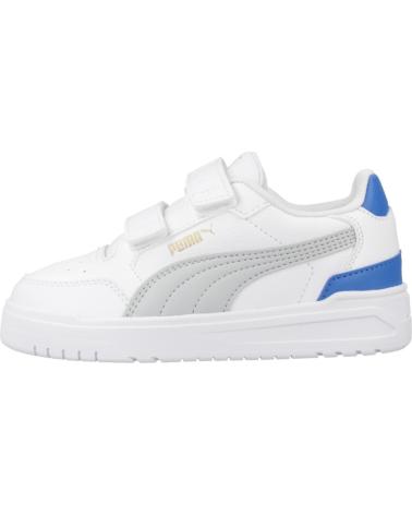SCARPE DA GINNASTICA PUMA SHUFFLE DOWNTOWN LO V PS BIANCHE PER BAMBINO WHITE
