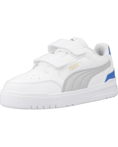 BASKETS PUMA SHUFFLE DOWNTOWN LO V PS BLANCHES POUR GARÇON WHITE