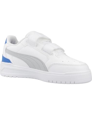 BASKETS PUMA SHUFFLE DOWNTOWN LO V PS BLANCHES POUR GARÇON WHITE