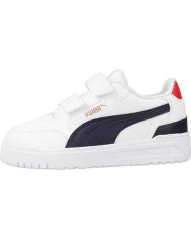 PUMA SHUFFLE DOWNTOWN LO V PS - SCARPE DA GINNASTICA BIANCHE WHITE