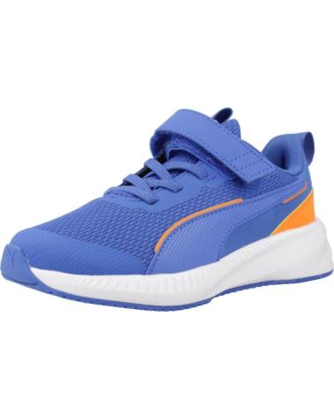 TÊNIS PUMA FLYER 3 AC PS AZUL COM DETALHES LARANJA BLUE