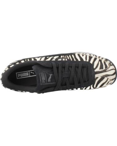 BASKETS PUMA EASY RIDER ZEBRA WNS IMPRIMÉ ANIMAL ZÈBRE BLANC ET NOIR WHTBLK