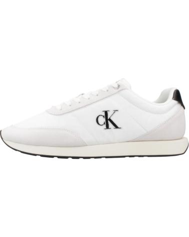 CALVIN KLEIN RETRO RUNNER ESS MIX MAT BLANCAS WHTBLK BLANCO