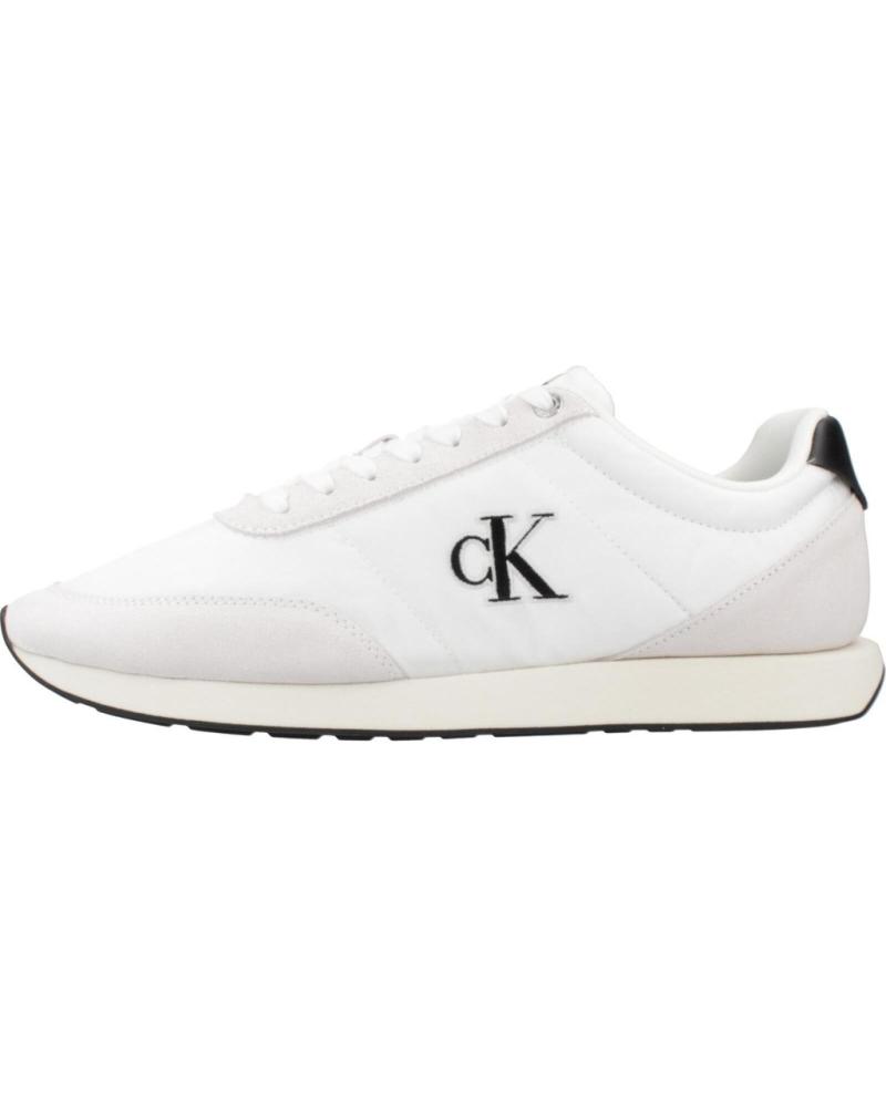 CALVIN KLEIN RETRO RUNNER ESS MIX MAT BLANCAS WHTBLK BLANCO
