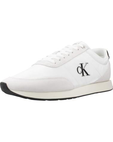 CALVIN KLEIN RETRO RUNNER ESS MIX MAT BLANCAS WHTBLK BLANCO