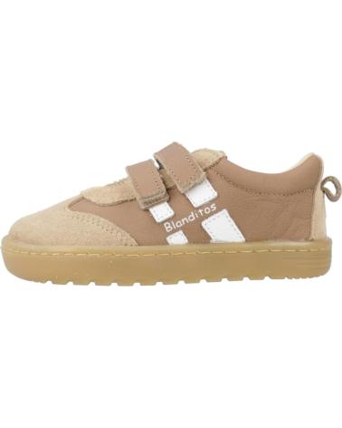 BLANDITOS LISBOABD SAND BROWN - SNEAKERS WITH HOOK-AND-LOOP CLOSURE ARENA