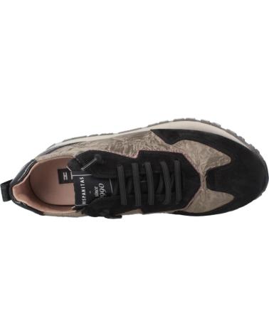 HISPANITAS ZAPATILLAS MUJER MODELO KANSAS COLOR NEGRO BLACK