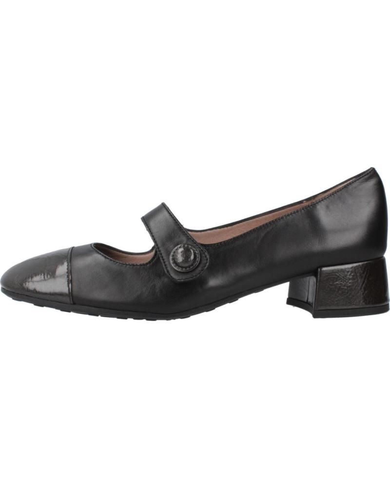 SAPATOS HISPANITAS HI254315 PRETOS COM TIRA E SALTO BLOCO BLACK
