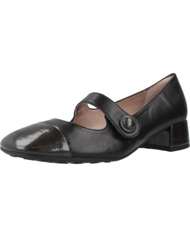 SAPATOS HISPANITAS HI254315 PRETOS COM TIRA E SALTO BLOCO BLACK