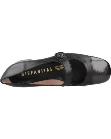 SAPATOS HISPANITAS HI254315 PRETOS COM TIRA E SALTO BLOCO BLACK