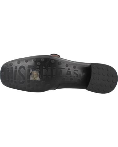 SAPATOS HISPANITAS HI254315 PRETOS COM TIRA E SALTO BLOCO BLACK