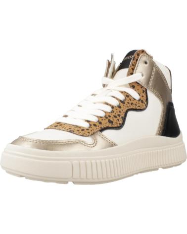 BASKETS GEOX J LAQUINNY GIRL ANIMAL PRINT C1 POUR FILLE C1M2U