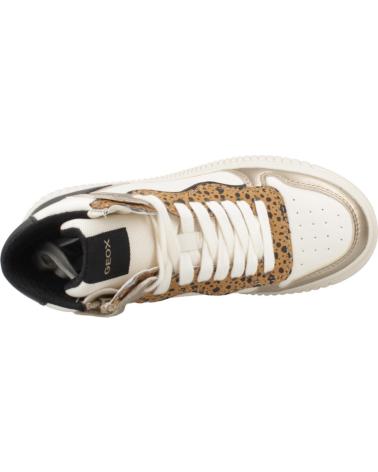 BASKETS GEOX J LAQUINNY GIRL ANIMAL PRINT C1 POUR FILLE C1M2U