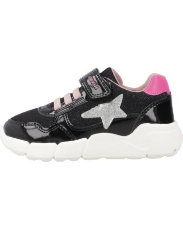 BASKETS GEOX B FLEXYPER MINI GIRL C092 NOIRES POUR FILLE C0922