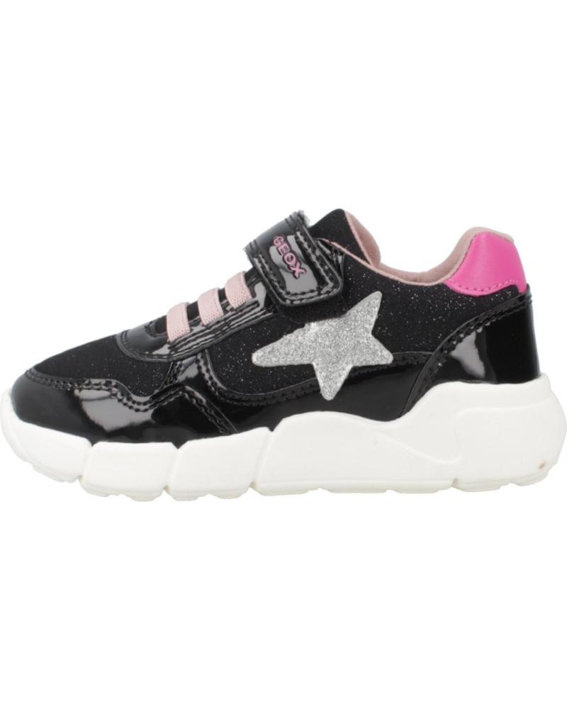 BASKETS GEOX B FLEXYPER MINI GIRL C092 NOIRES POUR FILLE C0922