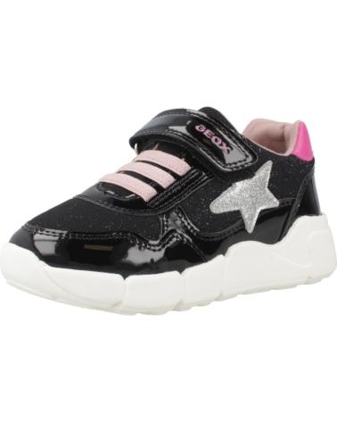 BASKETS GEOX B FLEXYPER MINI GIRL C092 NOIRES POUR FILLE C0922