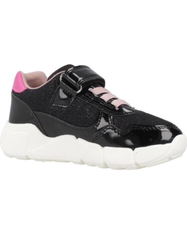 BASKETS GEOX B FLEXYPER MINI GIRL C092 NOIRES POUR FILLE C0922