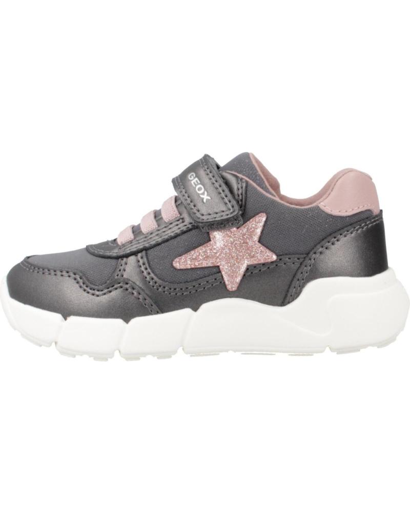BASKETS GEOX B FLEXYPER MINI GIRL C9F8W GRISES POUR FILLE C9F8W