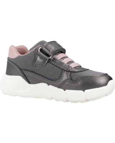 BASKETS GEOX B FLEXYPER MINI GIRL C9F8W GRISES POUR FILLE C9F8W