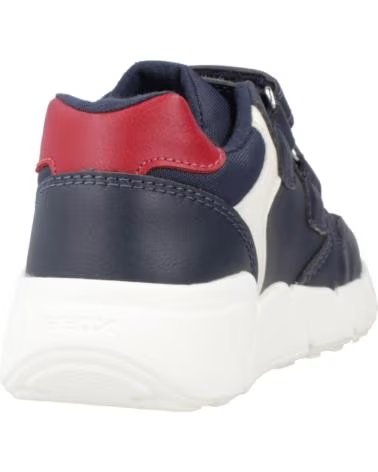 GEOX FLEXYPER MINI SNEAKERS FÜR JUNGEN - MARINEBLAU UND ROT - ART.-NR. C0735 C0735