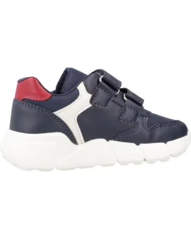 GEOX FLEXYPER MINI SNEAKERS FÜR JUNGEN - MARINEBLAU UND ROT - ART.-NR. C0735 C0735