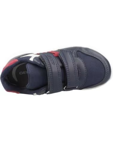 GEOX FLEXYPER MINI SNEAKERS FÜR JUNGEN - MARINEBLAU UND ROT - ART.-NR. C0735 C0735