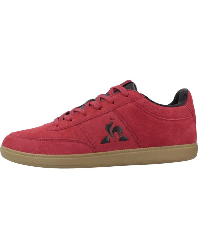 BASKETS LE COQ SPORTIF COURTSET2 BORDEAUX GOMME GUM