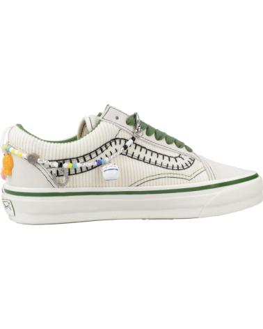 VANS LX OLD SKOOL CHARMS SNEAKER IN BEIGE-CREME CREAM