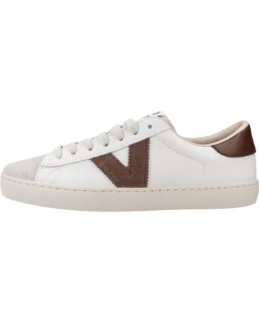 VICTORIA BERLIN 1126142 SNEAKER AUS LEDER UND WILDLEDER WEISS BRAUN FÜR HERREN MARRóN